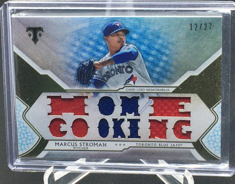 2018 TOPPS TRIPLE THREADS - M. STROMAN - #TTR-MS3 - #'D/27