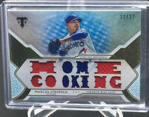2018 TOPPS TRIPLE THREADS - M. STROMAN - #TTR-MS3 - #'D/27