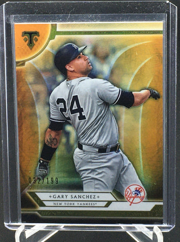 2018 TOPPS TRIPLE THREADS - G. SANCHEZ - #23 - #'D/199