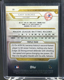 2018 TOPPS TRIPLE THREADS - G. SANCHEZ - #23 - #'D/199