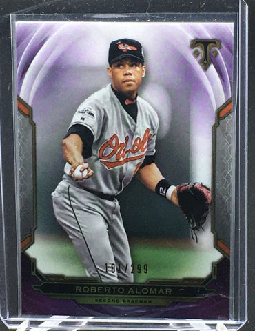 2019 TOPPS TRIPLE THREADS - R. ALOMAR - #12 - #'D/299 - AMETHYST