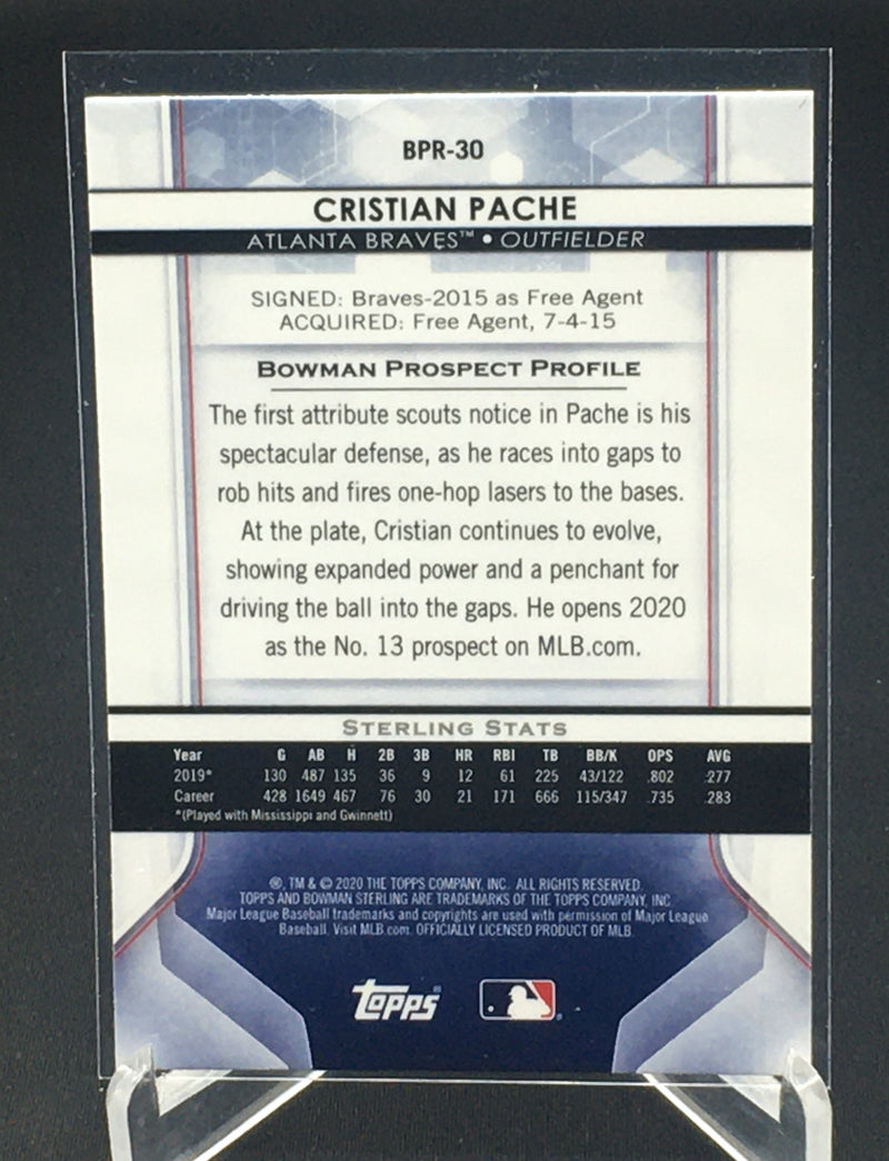 2020 TOPPS BOWMAN STERLING - C. PACHE -