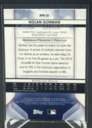 2020 TOPPS BOWMAN STERLING - N. GORMAN -