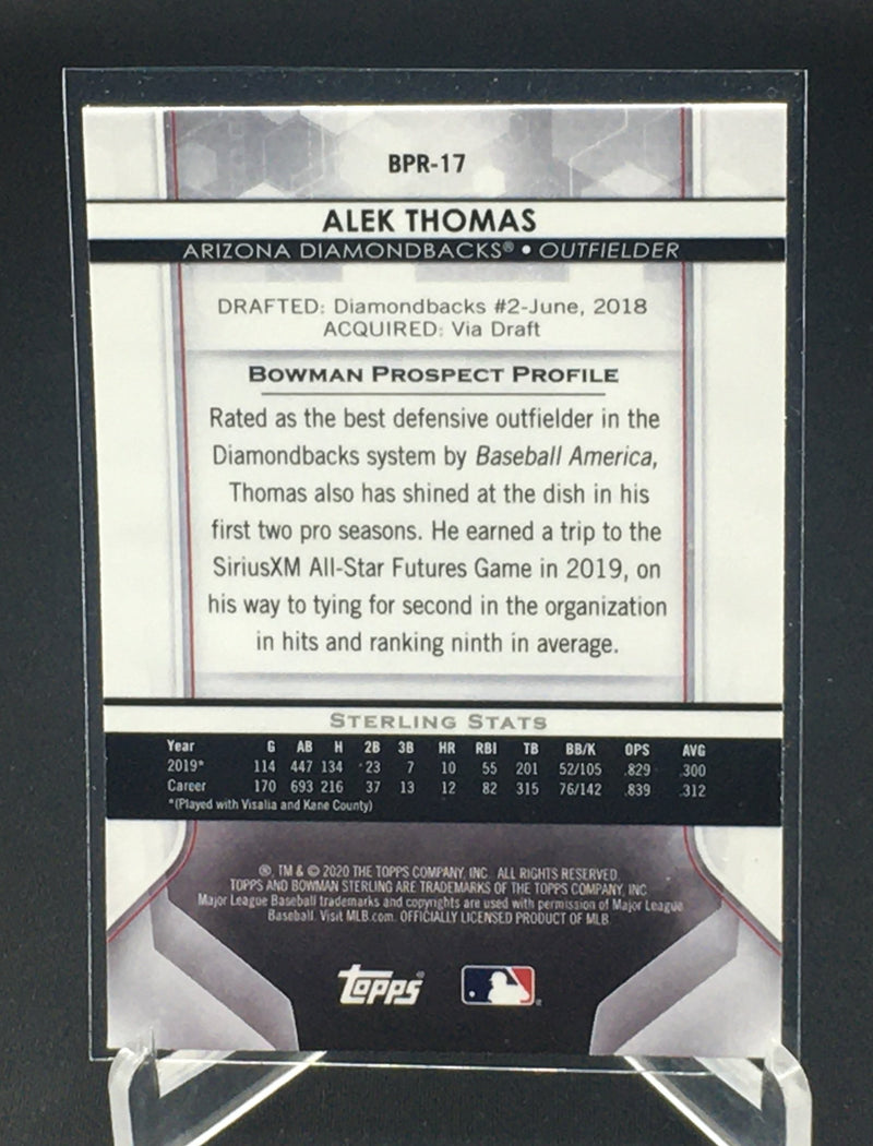 2020 TOPPS BOWMAN STERLING - A. THOMAS -
