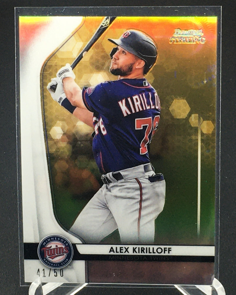 2020 TOPPS BOWMAN STERLING - A. KIRILLOFF - #BPR-4 - #'D/50 - GOLD