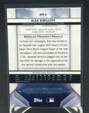 2020 TOPPS BOWMAN STERLING - A. KIRILLOFF - #BPR-4 - #'D/50 - GOLD