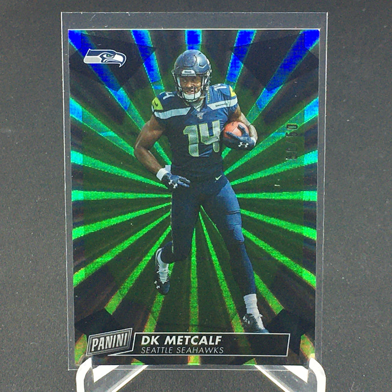 2019 PANINI - PANINI DAY FOOTBALL - RAINBOW SPOKES - D. METCALF - #95 - #'D/50