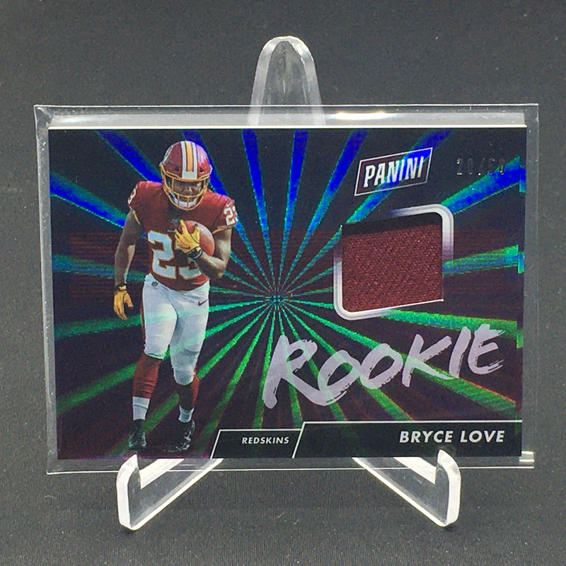 2019 PANINI - PANINI DAY FOOTBALL - B. LOVE - #BL - #'D/50 - JERSEY RELIC - RC