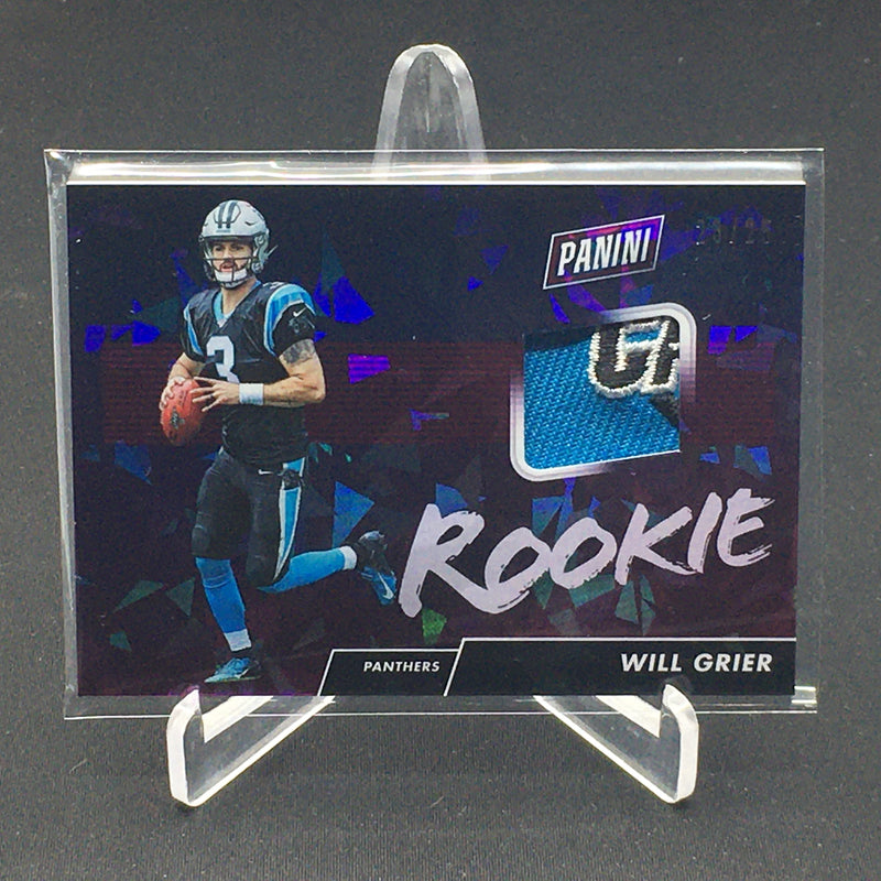 2019 PANINI - PANINI DAY FOOTBALL - CRACKED ICE RELIC - W. GRIER - #WG - #'D/25 - RC