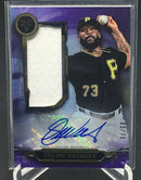 2019 TOPPS TRIPLE THREADS - SINGLE JUMBO RELIC - F. VAZQUEZ - #AUR-FV - #'D/75 - AUTOGRAPH - RELIC - AMETHYST