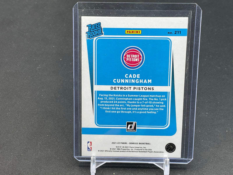 2021 PANINI DONRUSS - GREEN/YELLOW LASER - C. CUNNINGHAM -