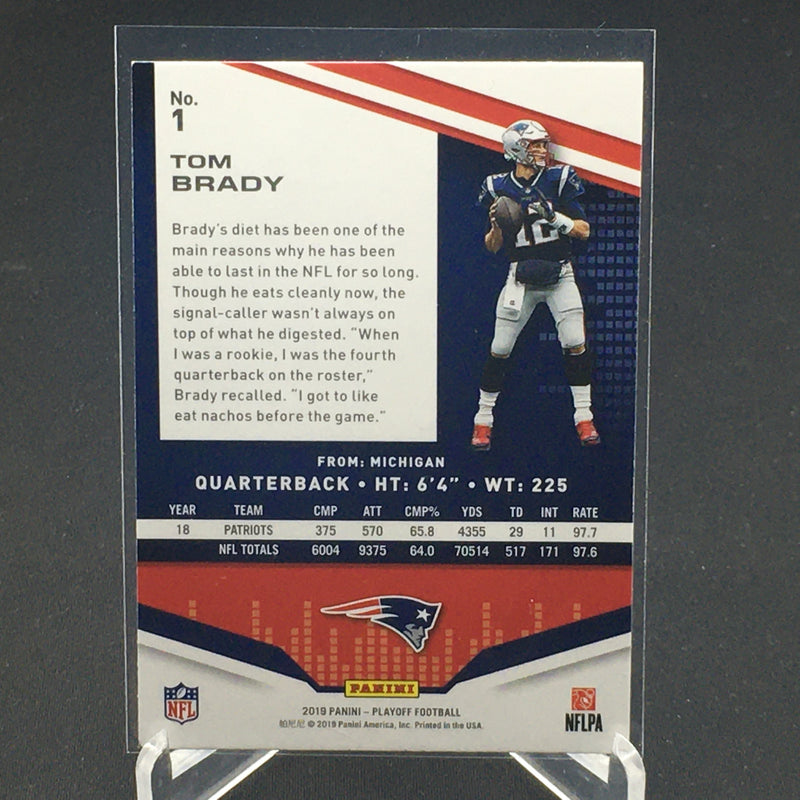 2019 PANINI PLAYOFF - T. BRADY -