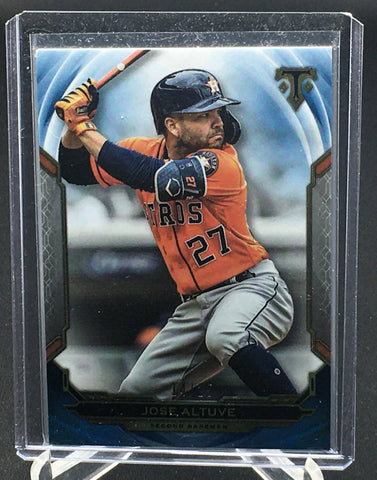 2019 TOPPS TRIPLE THREADS - J. ALTUVE - #10 - #'D/25 - SAPPHIRE