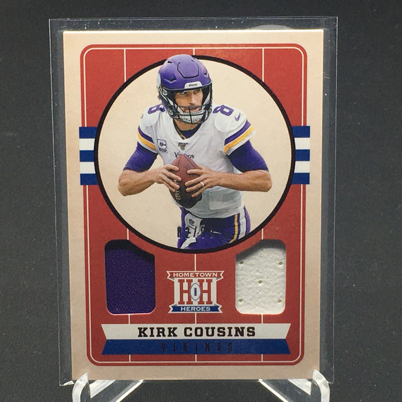 2019 PANINI CHRONICLES - HOMETOWN HEROES - K. COUSINS - #HHS - #'D/99 - DOUBLE RELIC