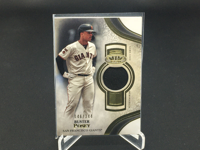 2021 TOPPS TIER ONE - B. POSEY - #T1R-BP - #'D/344 - RELIC