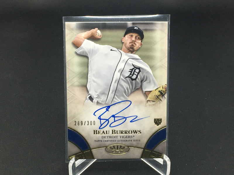 2021 TOPPS TIER ONE - BREAK OUT - B. BURROWS - #BOA-BBU - #'D/300 - AUTOGRAPH - RC