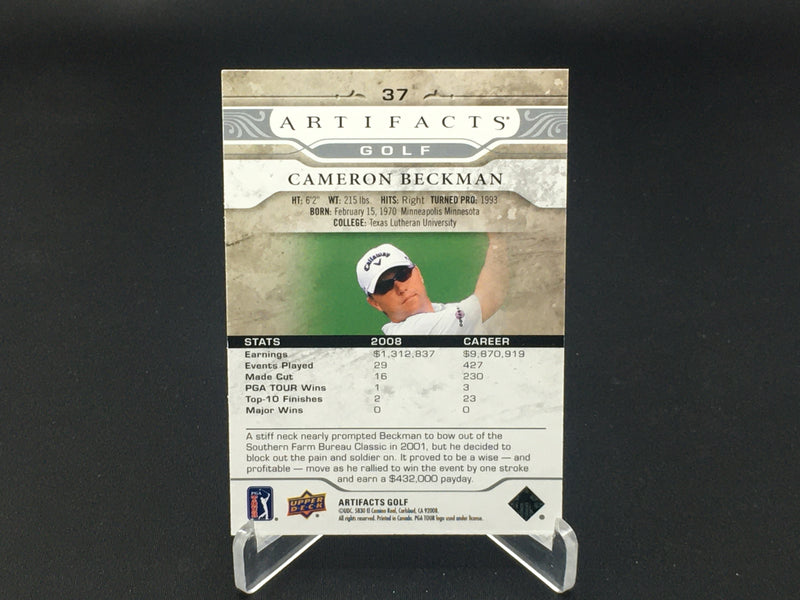 2021 UPPER DECK ARTIFACTS GOLF - C. BECKMAN -