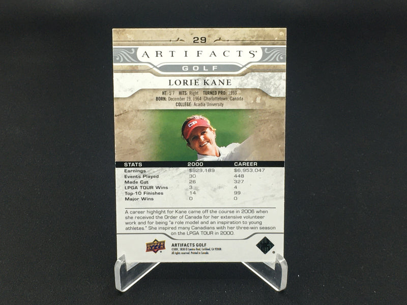 2021 UPPER DECK ARTIFACTS GOLF - L. KANE -