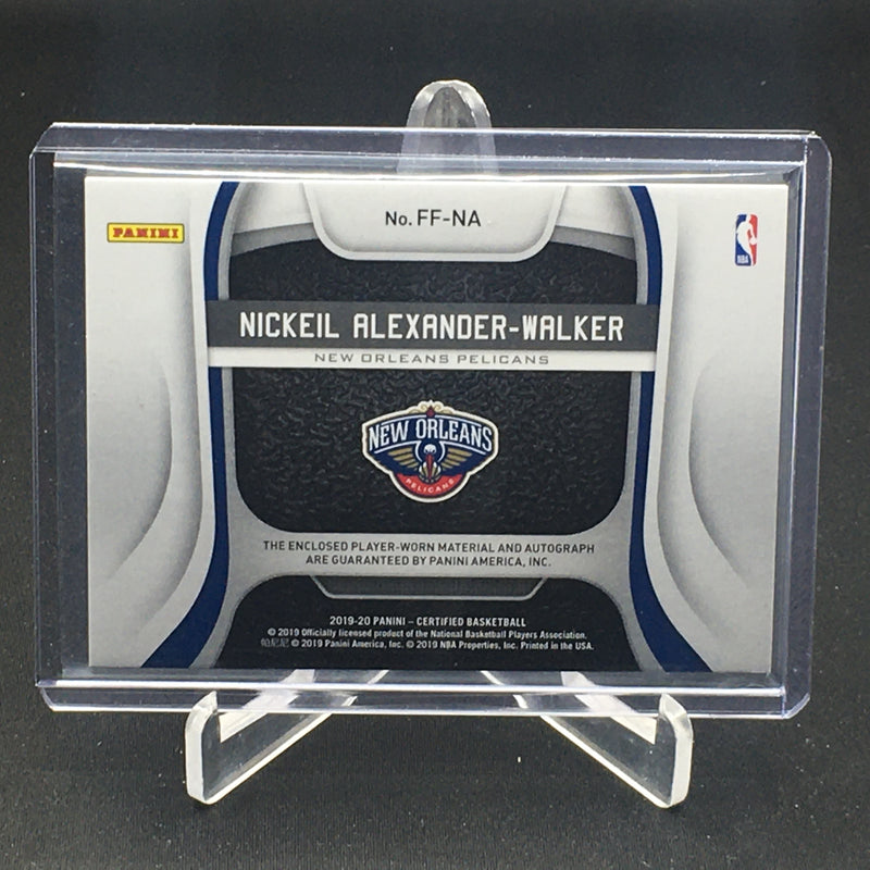 2019 PANINI CERTIFIED - FRESHMAN FABRIC - N. ALEXANDER-WALKER -