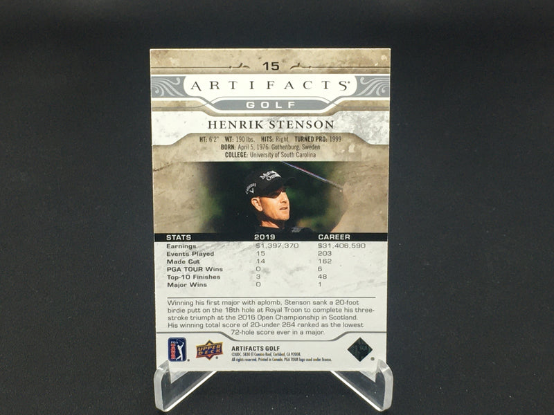 2021 UPPER DECK ARTIFACTS GOLF - H. STENSON -