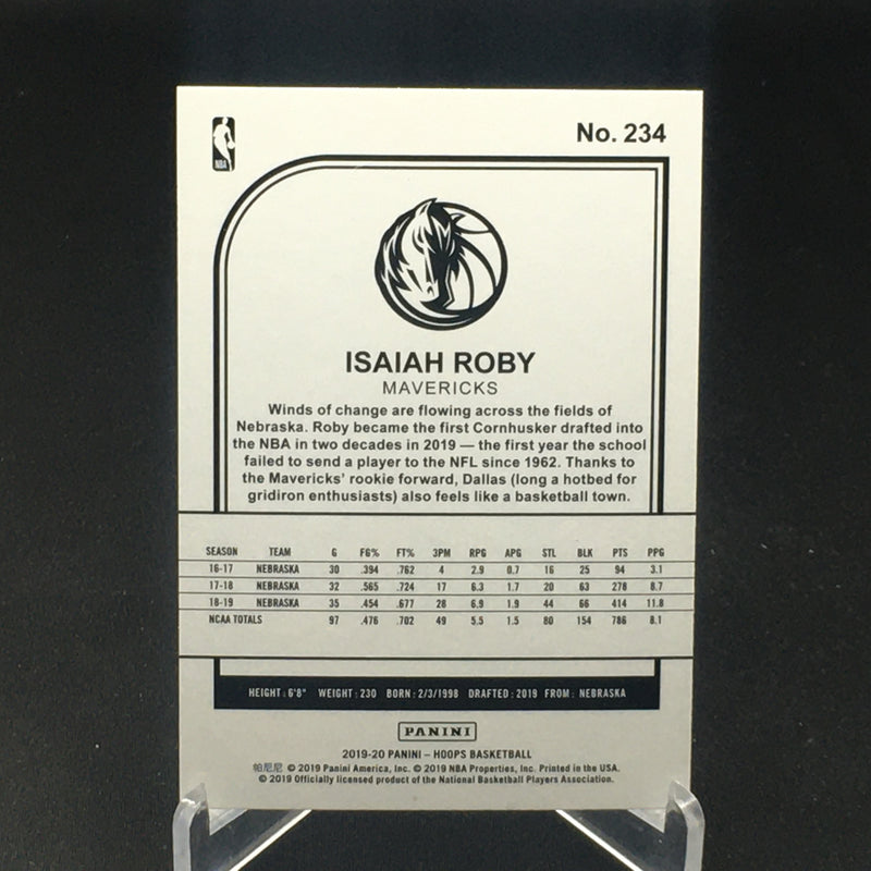 2019 PANINI HOOPS - I. ROBY -
