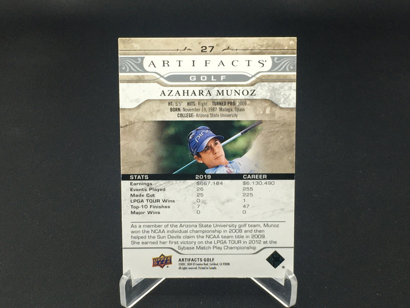 2021 UPPER DECK ARTIFACTS GOLF - A. MUNOZ -