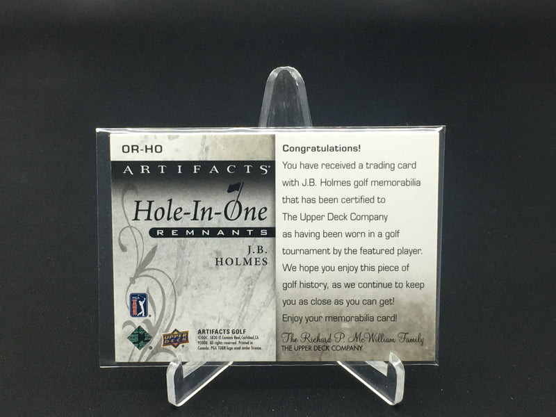 2021 UPPER DECK ARTIFACTS - HOLE IN ONE - J. HOLMES -