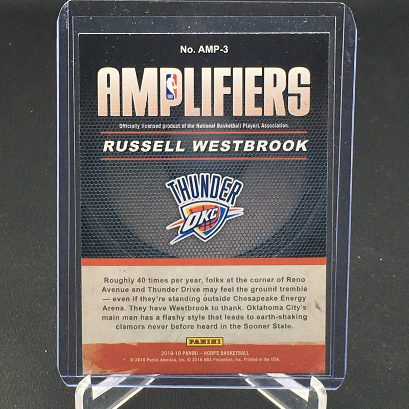 2018 PANINI HOOPS - AMPLIFIERS - R. WESTBROOK -