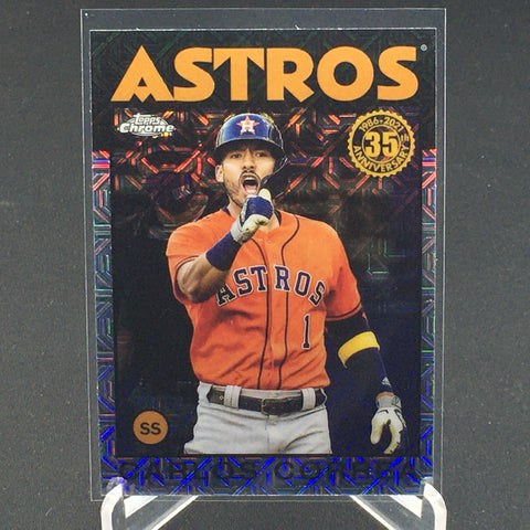 2021 TOPPS CHROME  - 35TH ANNIVERSARY - C. CORREA - #86TC-95