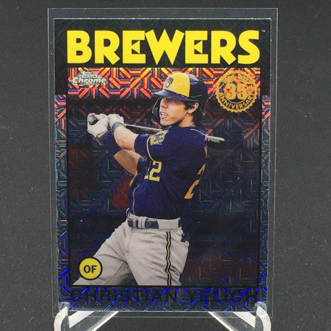 2021 TOPPS CHROME  - 35TH ANNIVERSARY - C. YELICH - #86TC-59