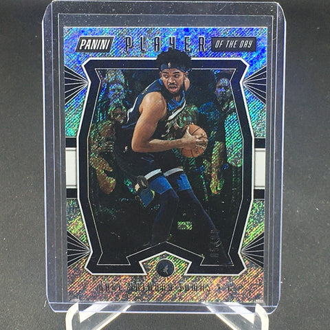 2019 PANINI PLAYER OF THE DAY HIGHLIGHT - SHIMMER - K. TOWNS - #20 - #'D/99
