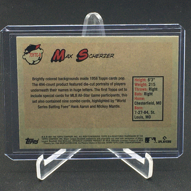 2021 TOPPS SERIES TWO - CHROME 70 YEARS - M. SCHERZER -