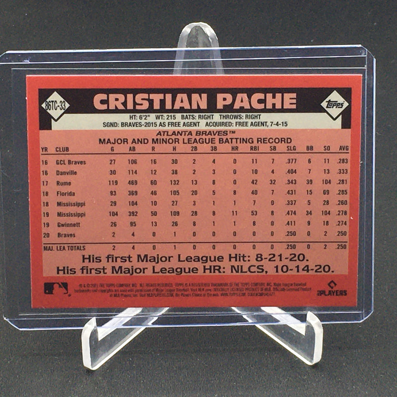 2021 TOPPS CHROME - 35TH ANNIVERSARY - C. PACHE -