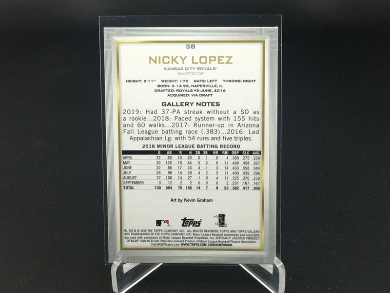 2019 TOPPS GALLERY - N. LOPEZ-