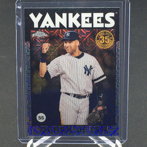 2021 TOPPS CHROME - 35TH ANNIVERSARY - D. JETER - #86TC-34