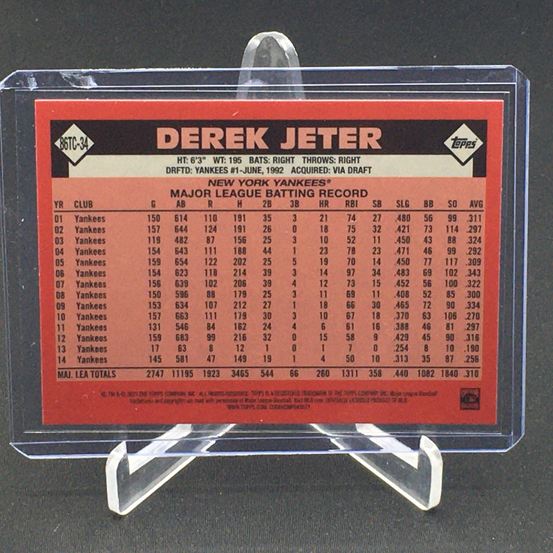 2021 TOPPS CHROME - 35TH ANNIVERSARY - D. JETER -