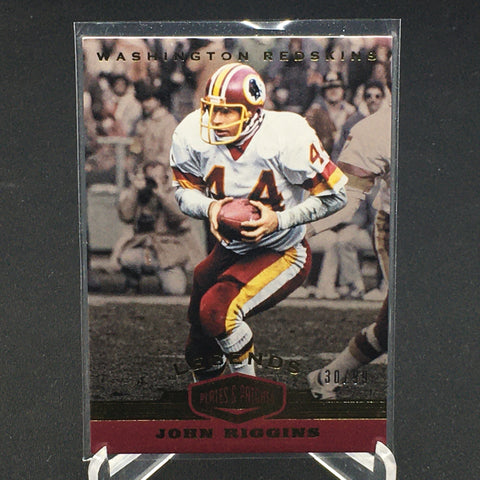 2019 PANINI PLATES & PATCHES - LEGENDS - J. RIGGINS - #149 - #'D/99