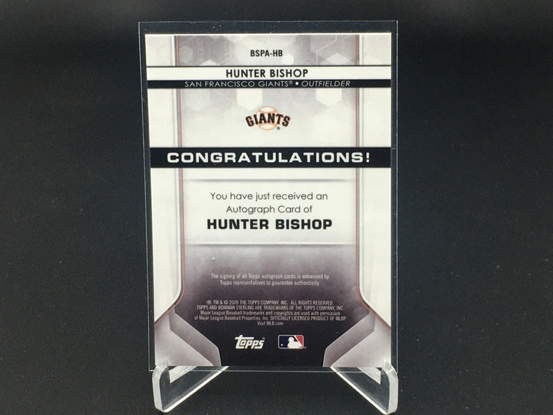 2020 TOPPS BOWMAN STERLING - H. BISHOP -