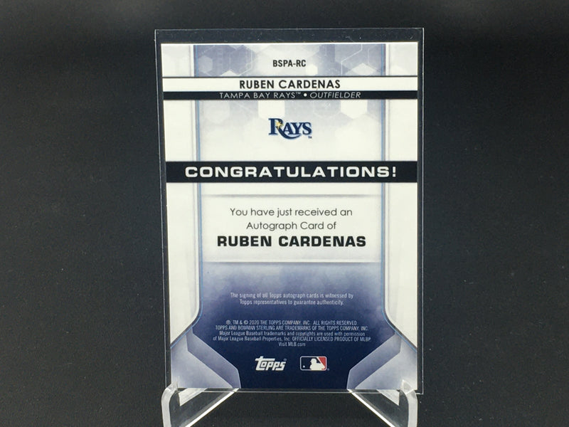 2020 TOPPS BOWMAN STERLING - R. CARDENAS -