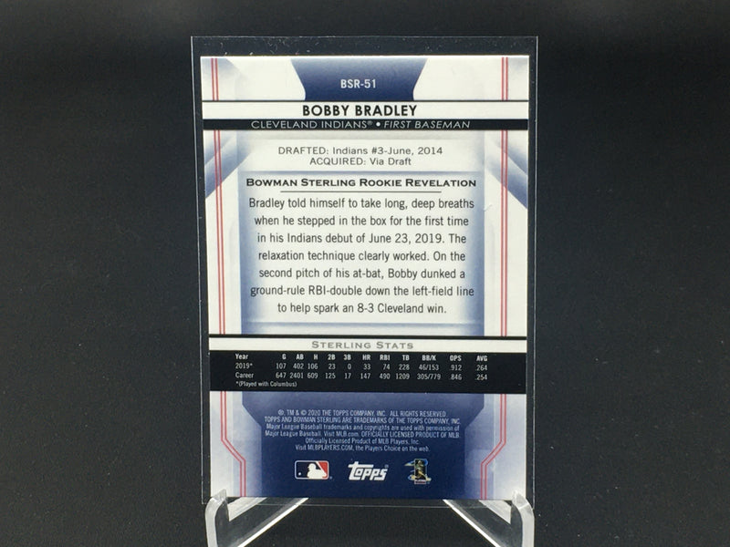 2020 TOPPS BOWMAN STERLING - B. BRADLEY -