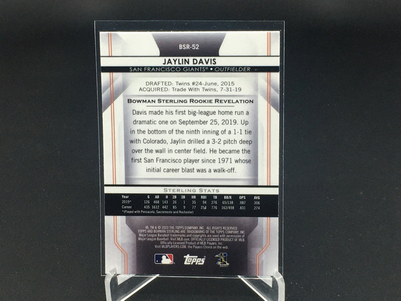 2020 TOPPS BOWMAN STERLING - J. DAVIS -