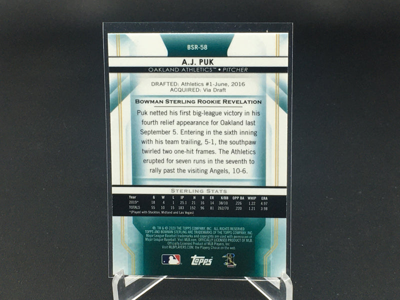 2020 TOPPS BOWMAN STERLING - A. PUNK -