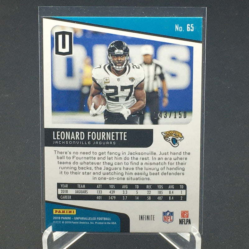 2019 PANINI UNPARALLELED - INFINITE - L. FOURNETTE - #65 - #'D/150
