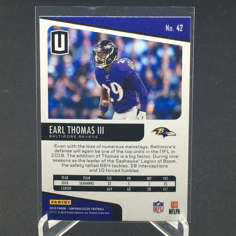 2019 PANINI UNPARALLELED - E. THOMAS III -