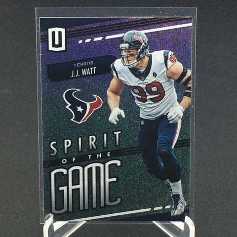 2019 PANINI UNPARALLELED - SPIRIT OF THE GAME - J. WATT - #SG-JW