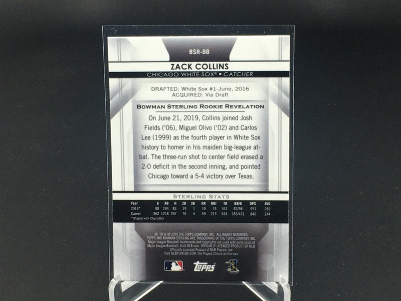 2020 TOPPS BOWMAN STERLING - Z. COLLINS -