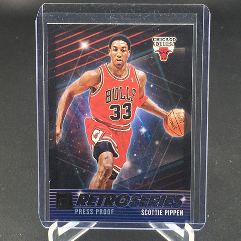 2018 PANINI DONRUSS - RETRO SERIES - PRESS PROOF - S. PIPPEN - #12