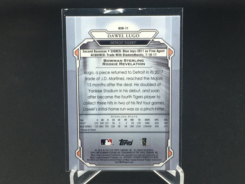 2019 TOPPS BOWMAN STERLING - D. LUGO -