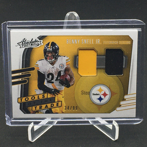 2020 PANINI ABSOLUTE - TOOLS OF THE TRADE - B. SNELL JR. - #TTD-50 - #'D/99 - DUAL RELIC