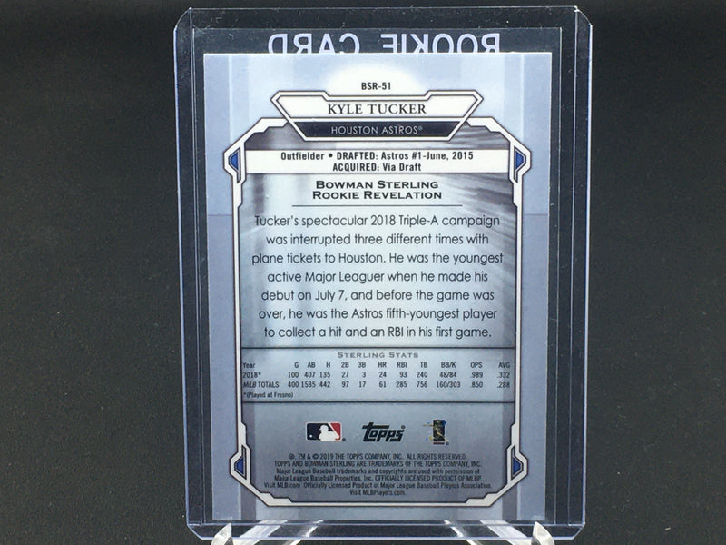 2019 TOPPS BOWMAN STERLING -K. TUCKER -